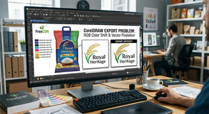 How to Fix CorelDRAW Export Color Shift & Blurry Vectors | FreeCDR.in