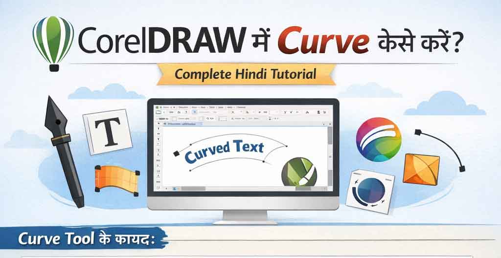 CorelDRAW में Curve कैसे करें?