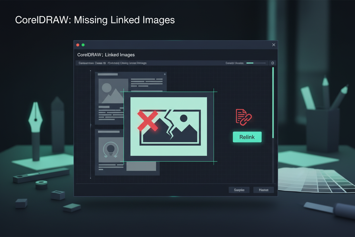 CorelDRAW Missing Linked Images