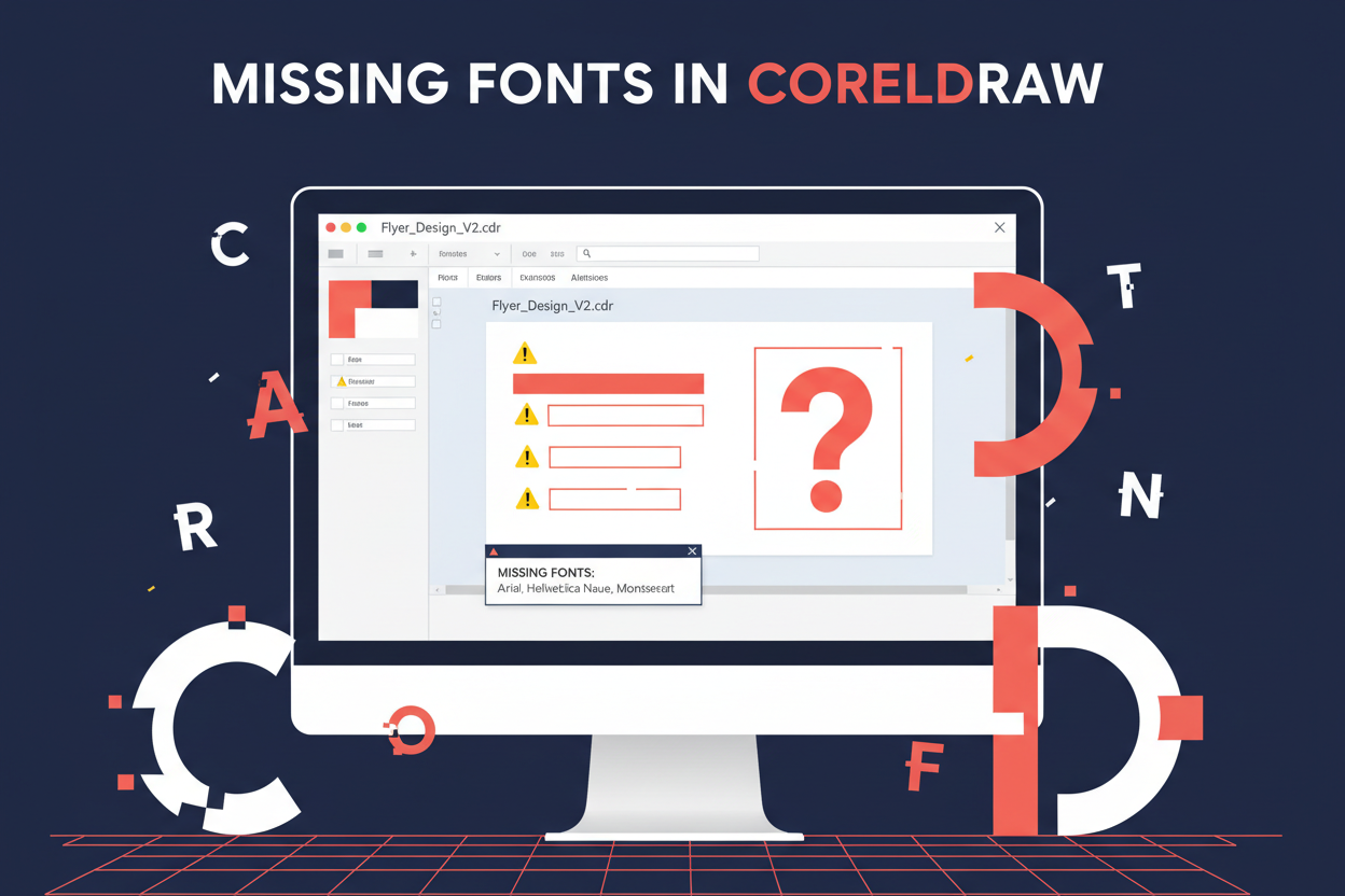 Missing Fonts in CorelDRAW