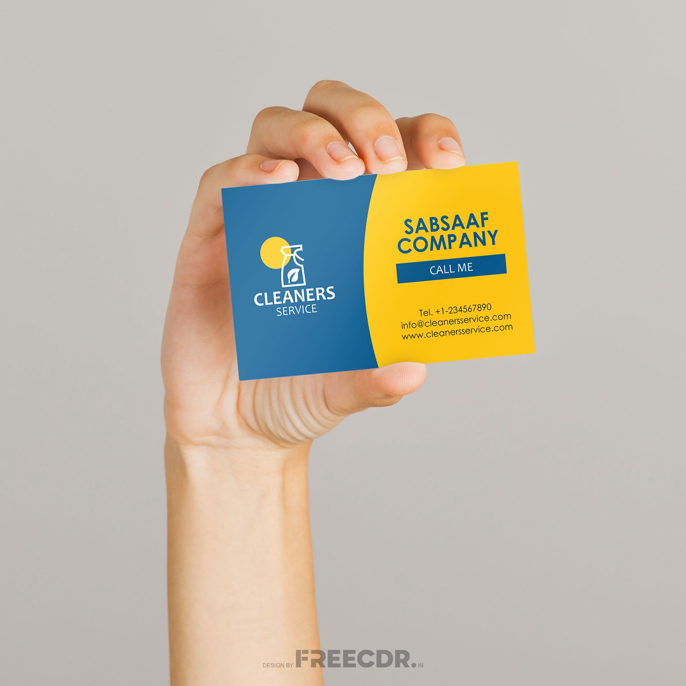 Cleaning Service Visiting Card