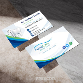 Dentist Free Premium Business Card
