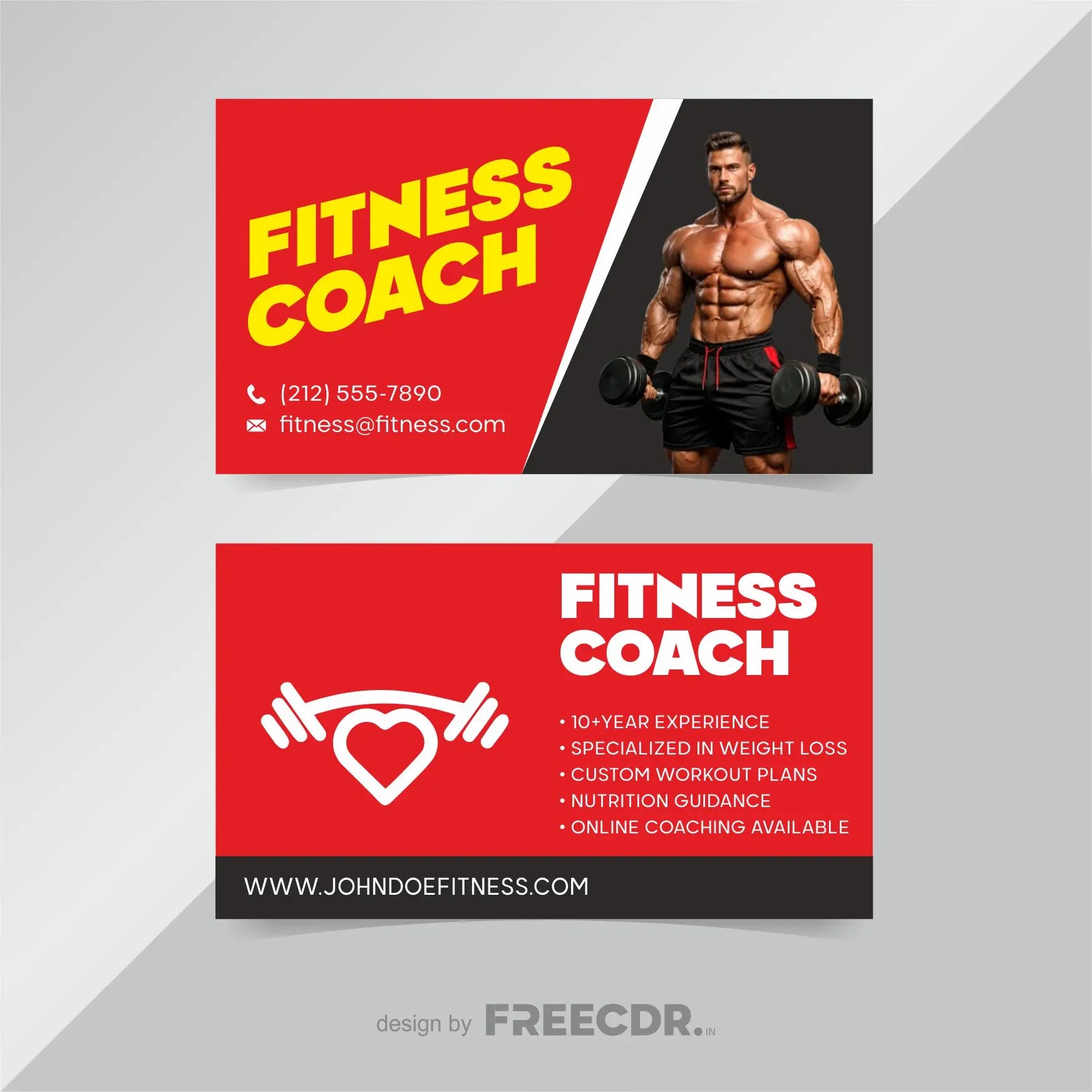 Gym Visiting card