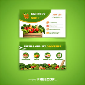 Grocery Shop Business Card