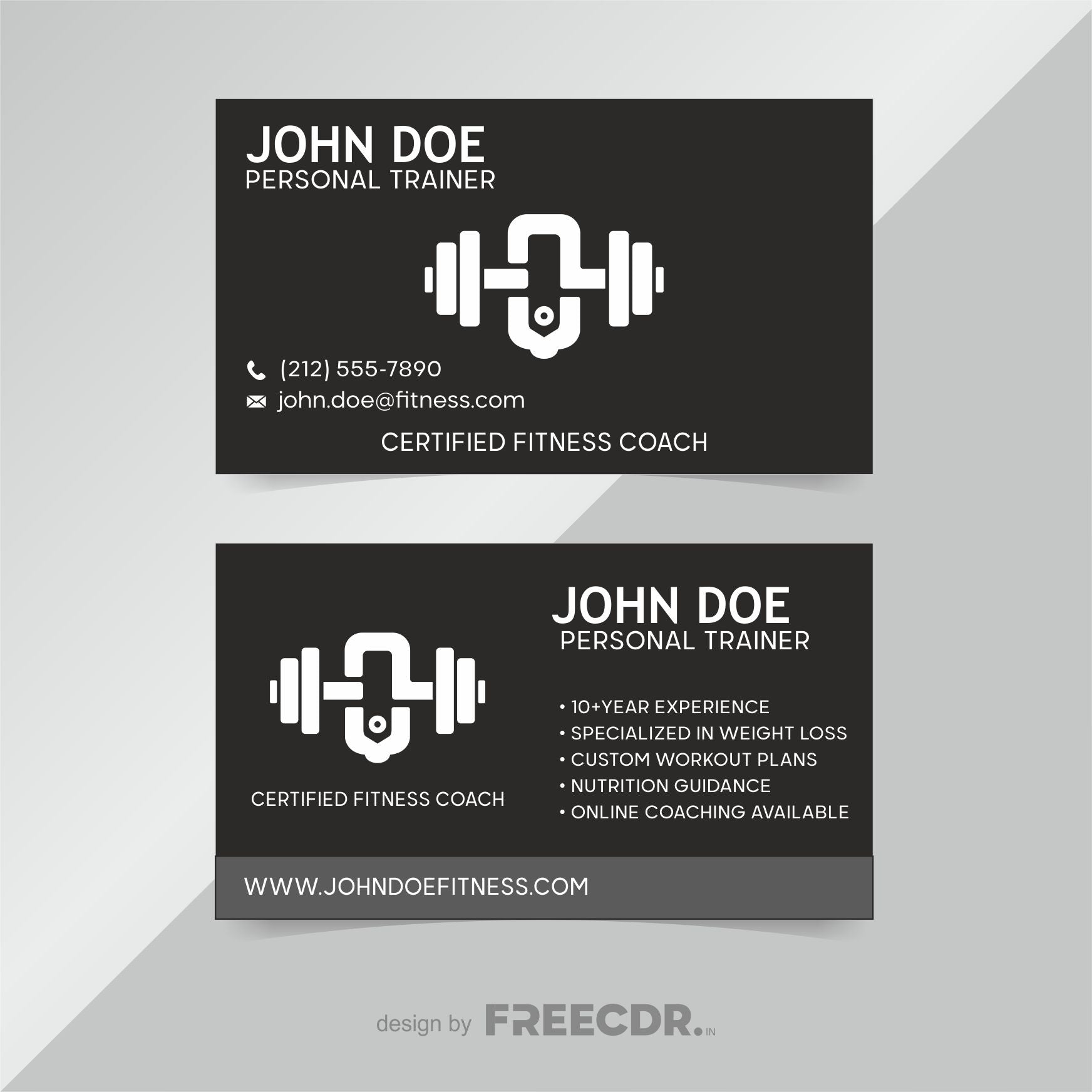 Gym Visiting Card