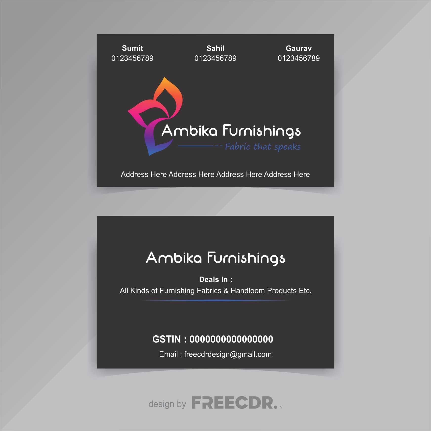 Interior Designer Business Card